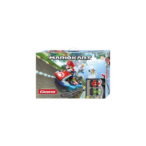 Carrera Evolution - Mario Kart 8 - Mario vs Yoshi - m.5,90 with double cross