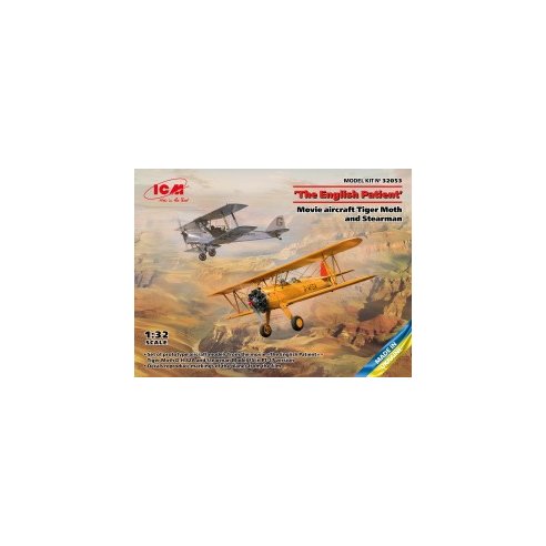 ICM 1/32 "The English Patient", Movie aircraft Tiger Moth and Stearman