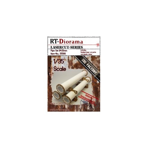 RT-DIORAMA 1/35 Pipe Set 20mm (3 pipes)