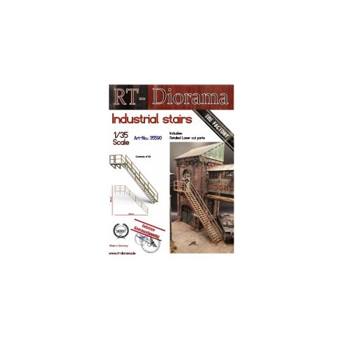 RT-DIORAMA 1/35 Industrial Stairs