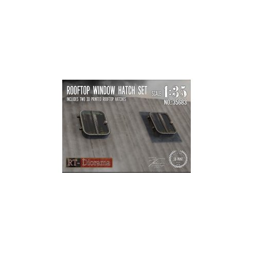 RT-DIORAMA 1/35 Rooftop Window Hatch Set