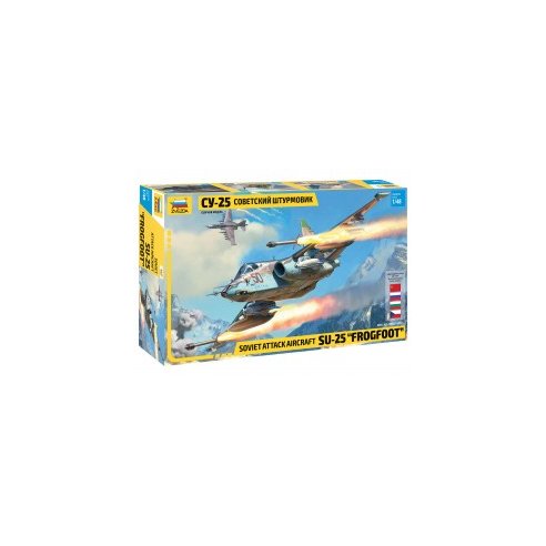 Zvezda 1/48 Soviet Attack Aircraft SU-25 "Frogfoot"