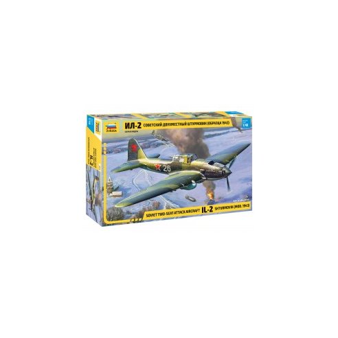 Zvezda 1/48 IL-2 Shturmovik (Mod. 1943) Soviet Two-Seat Attack Aircraft