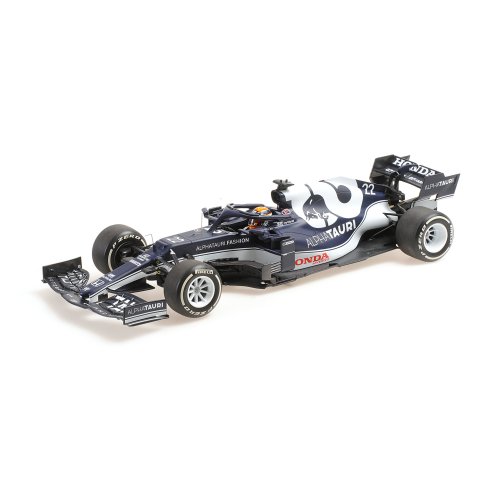 Minichamps SCUDERIA ALPHATAURI HONDA AT2 Y. TSUNODA BAHRAIN GP 2021 1/18