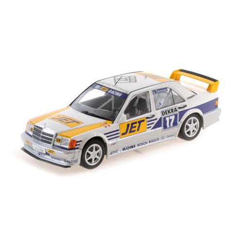 Minichamps MERCEDES BENZ 190E 2.5-16 EVO 1 TEAM MS-JET-RACING JOERG VAN OMMEN DTM 1990 1/18