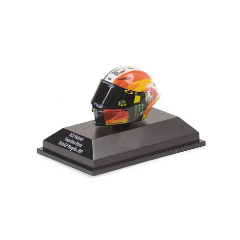 Minichamps CASCO AGV VALENTINO ROSSI MOTOGP MUGELLO 2019 1/8