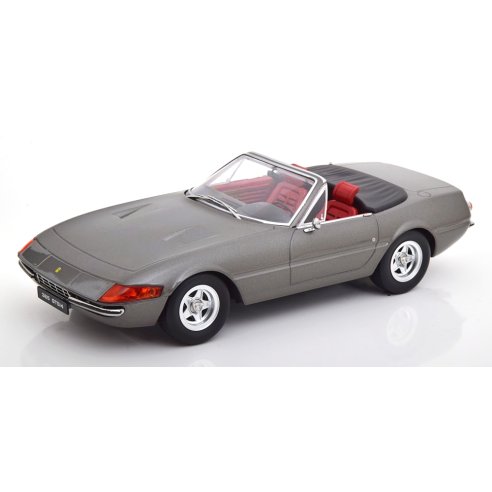 KK-Scale FERRARI 365 GTB DAYTONA SPYDER SERIES 2 GREY METALLIC 1971 1/18