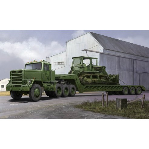 TRUMPETER KIT M920 TRACTOR TOW M870A1 SEMI TRAILER 1/35