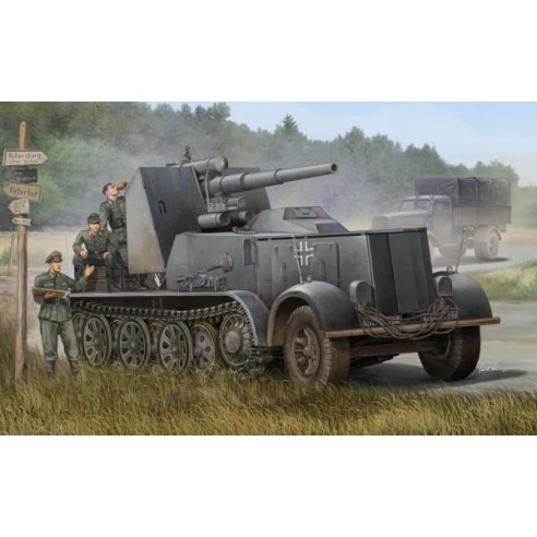 TRUMPETER KIT 8.8 cm FLACK 18 SELBSTFAHRLAFETTE 1/35