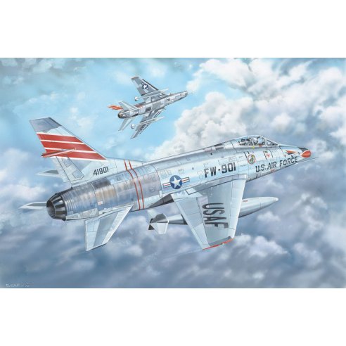 TRUMPETER KIT F-100C SUPER SABRE 1/32