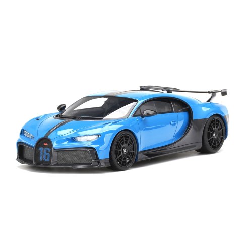 TSM Model True Scale Miniatures BUGATTI CHIRON PUR SPORT AGILE BLU TOP SPEED 1/18