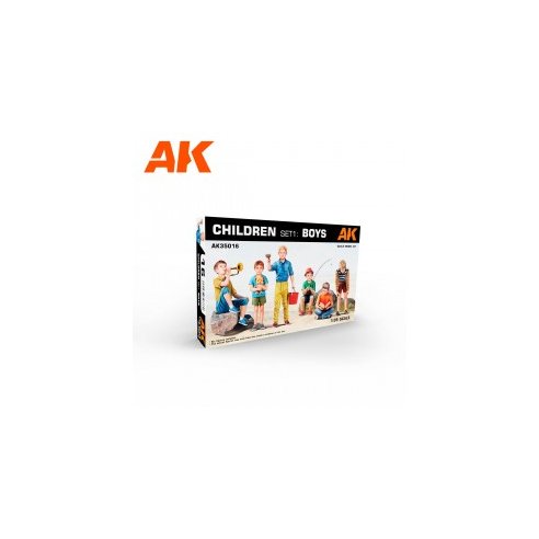 AK INTERACTIVE 1/35 Children Set 1: Boys