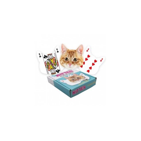 COSMIC KITTEN SHAPED PLAYING CARDS