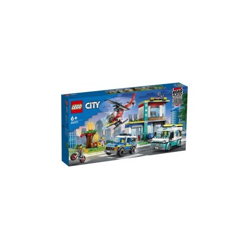 LEGO City Police - Quartier generale veicoli d''emergenza