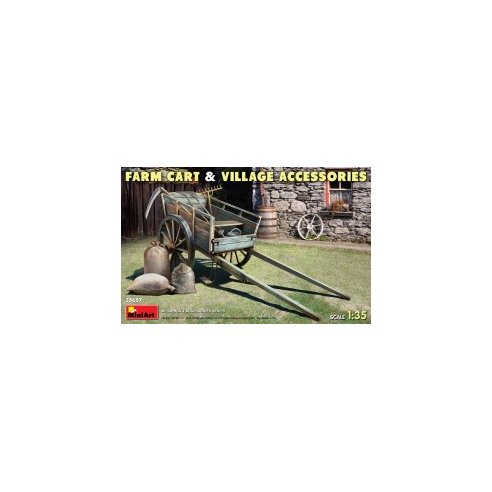 MINI ART 1/35 Farm Cart & Village Accessories