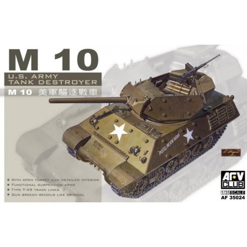 AFV CLUB 1/35 M 10 U.S. Army Tank Destroyer