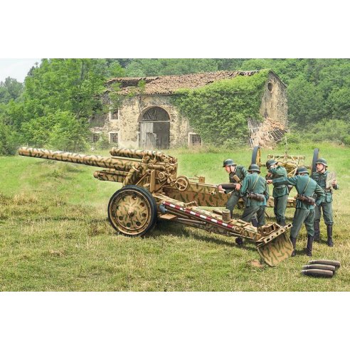 Italeri 1/72 15cm Field Howitzer 10,5 cm Field Gun