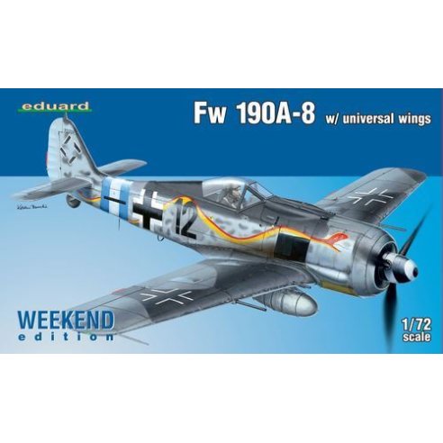 EDUARD 1/72 Fw 190A-8 with Universal Wings [Weekend Edition]