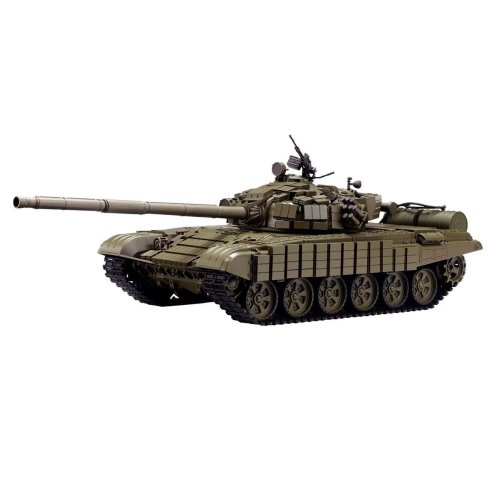 HENG LONG 1/16 RC Russian T-72 Main Battle Tank, metal arm, infrared battling system, stell wave box