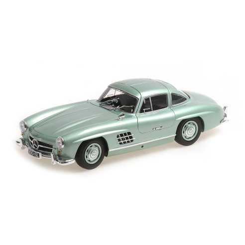 Minichamps MERCEDES BENZ 300 SL (W198) LIGHT GREEN METALLIC 1955 1/18