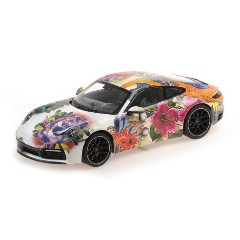 Minichamps PORSCHE 911 CARRERA 4S FLOWER DESIGN 2019 1/18