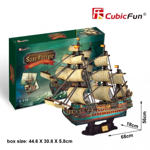 CUBICFUN THE SPANISH ARMADA SAN FELIPE VELIERO 1/110