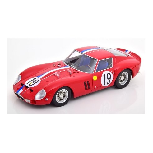 KK-Scale FERRARI 250 GTO #19 2ND PLACE 24H LE MANS 1962 1/18