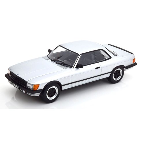 KK-Scale MERCEDES 500 SLC 6.0 AMG C107 SILVER &amp; MATT BLACK 1985 1/18