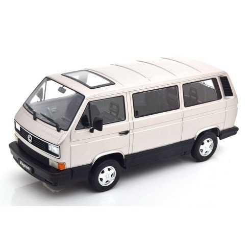 KK-Scale VOLKSWAGEN BUS T3 MULTIVAN MAGNUM LIGHT GREY METALLIC 1987 1/18