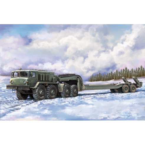 TRUMPETER KIT MAZ-537G INTERMEDIATE TYPE WITH MAZ/CHMZAP 5247G SEMI-TRAILER 1/72