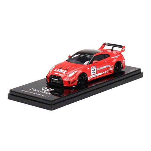 TSM Model True Scale Miniatures NISSAN 35GT-RR VER.1 LB-SILHOUETTE WORKS GT RED &amp; BLACK LBWK 1/43