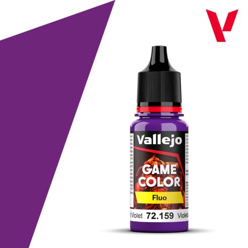 VALLEJO FLUORESCENT VIOLET GAME COLOR 18 ML