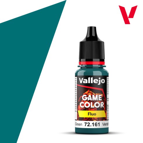 VALLEJO FLUORESCENT COLD GREEN GAME COLOR 18 ML