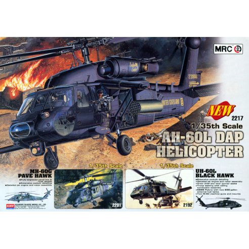 Academy 1 35 AH-60L DAP BLACK HAWK