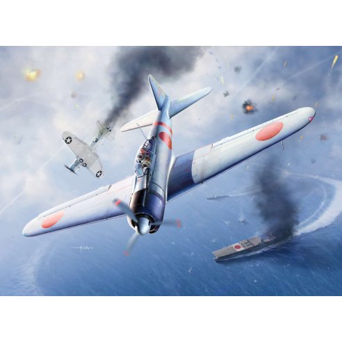 Academy 1 48 Mitsubishi A6M2b Zero Fighter Model 21 The Battle of Midway 80th Anniversary