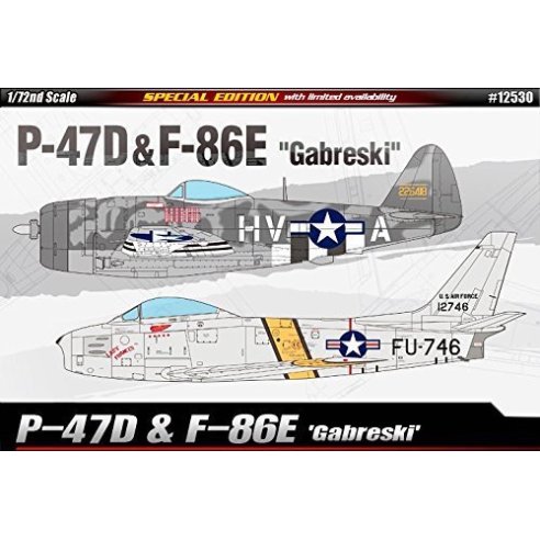 Academy 1 72 P-47D & F-86E GABRESKI