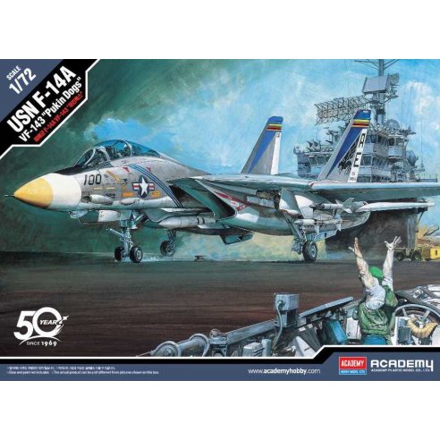 Academy 1 72 USN F-14A VF-143 Pukin Dogs