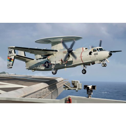 Academy 1 144 USN E-2C VAW-113 BLACK EAGLES