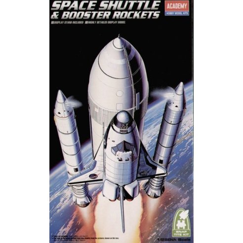 Academy 1 288 SPACE SHUTTLE W BOOSTER ROCKET