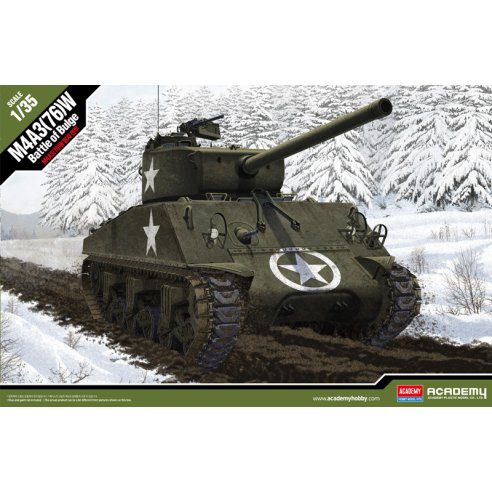 Academy 1 35 M4 A3(76)W BATTLE OF BULGE