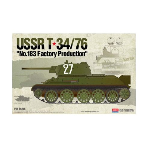 Academy 1 35 T-34 76 NO. 183 FACTORY