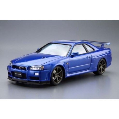 AOSHIMA 1 24 MODELBOUW NISSAN BNR34 SKYLINE GT-R V-SPEC