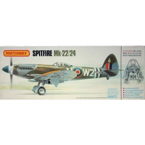 MATCHBOX 1 32   Spitfire Mk-22 24