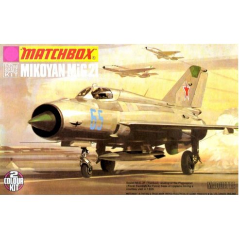 Matchbox 1 72  Mikoyan MiG 21 PK-19