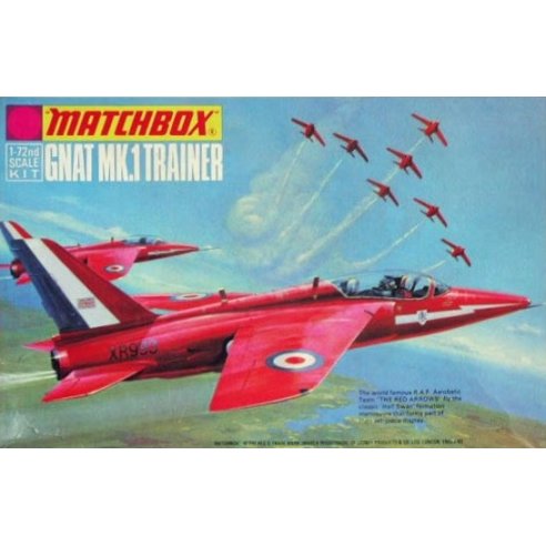 Matchbox 1 72  Gnat Mk.1 Trainer PK-15