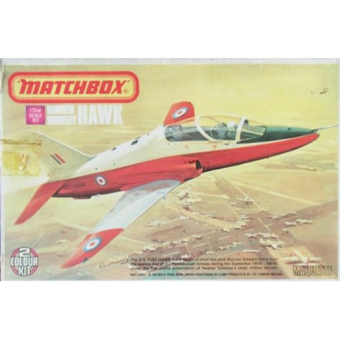 Matchbox 1 72 Hawker Siddeley Hawk PK-27