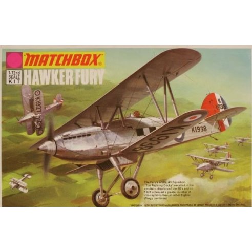 MATCHBOX 1 72  Hawker Fury PK-1