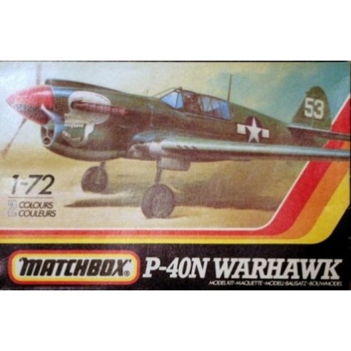 1 72  Matchbox PK-31 Curtiss P-40N Warhawk