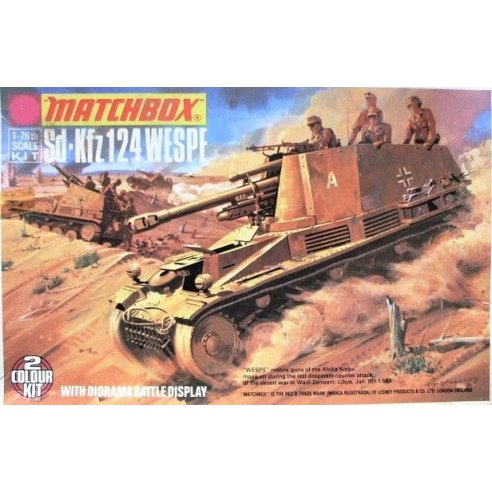 Matchbox  1 72 PK-77  Sd.Kfz. 124 Wespe