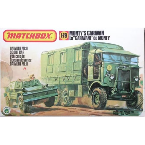 Matchbox  1 72 Monty's Caravan & Daimler MkII Scout Car Matchbox 40175